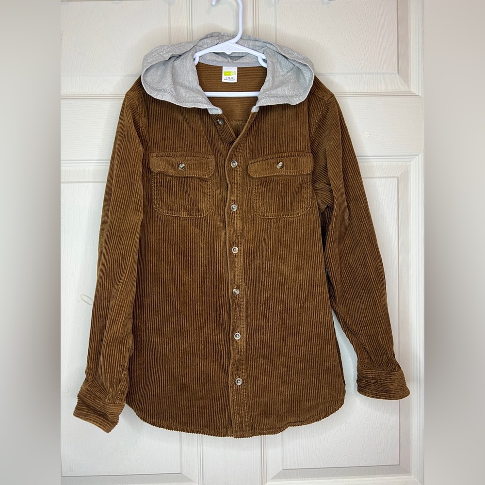 Crazy 8 Hooded Corduroy Shacket - Picture 2 of 6